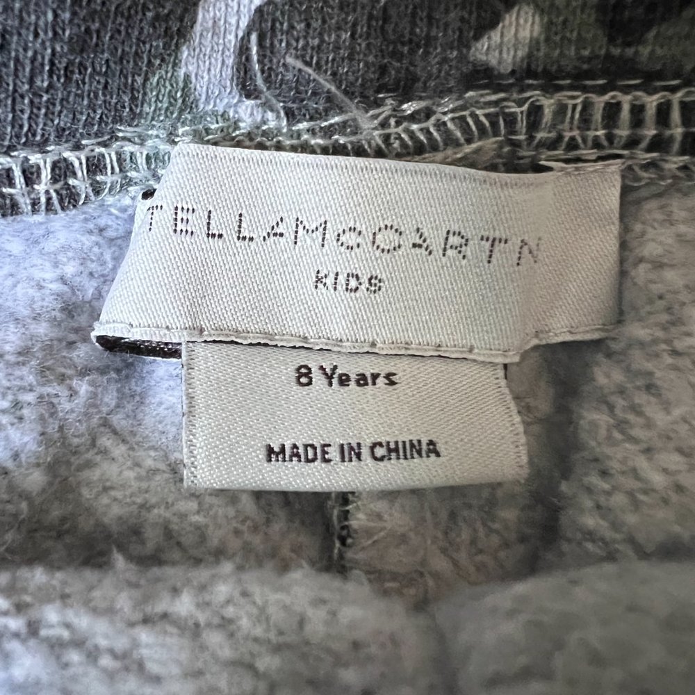 Stella McCartney Kids Camo Printed Joggers Army Green Brown Size 8 years - Picture 2 of 9